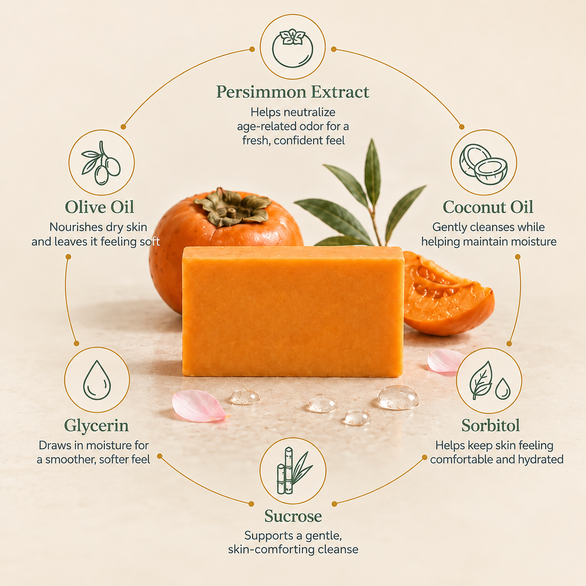 Japanese Persimmon Soap