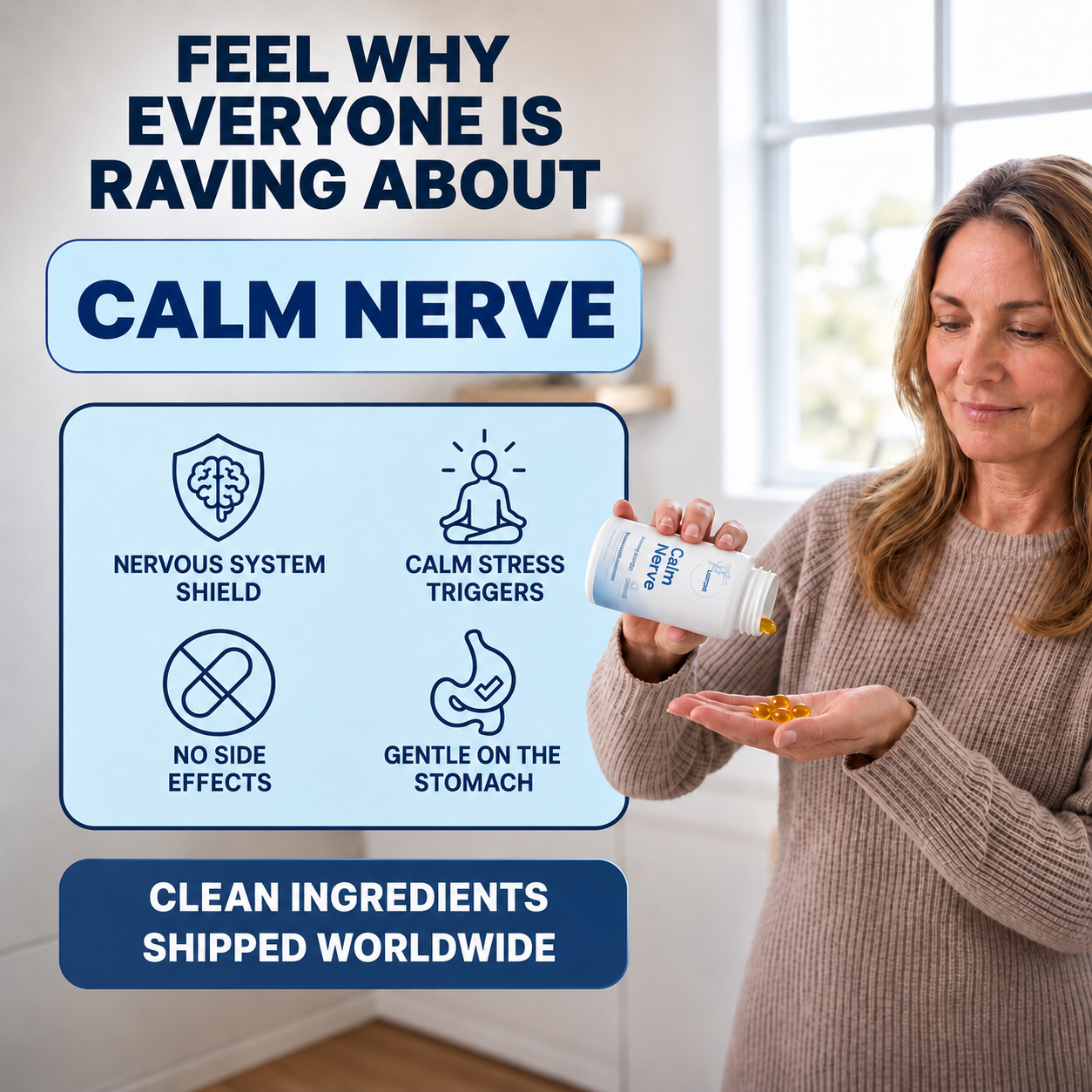 Calm Nerve - Targeted Nervous System Support for Excessive Sweating